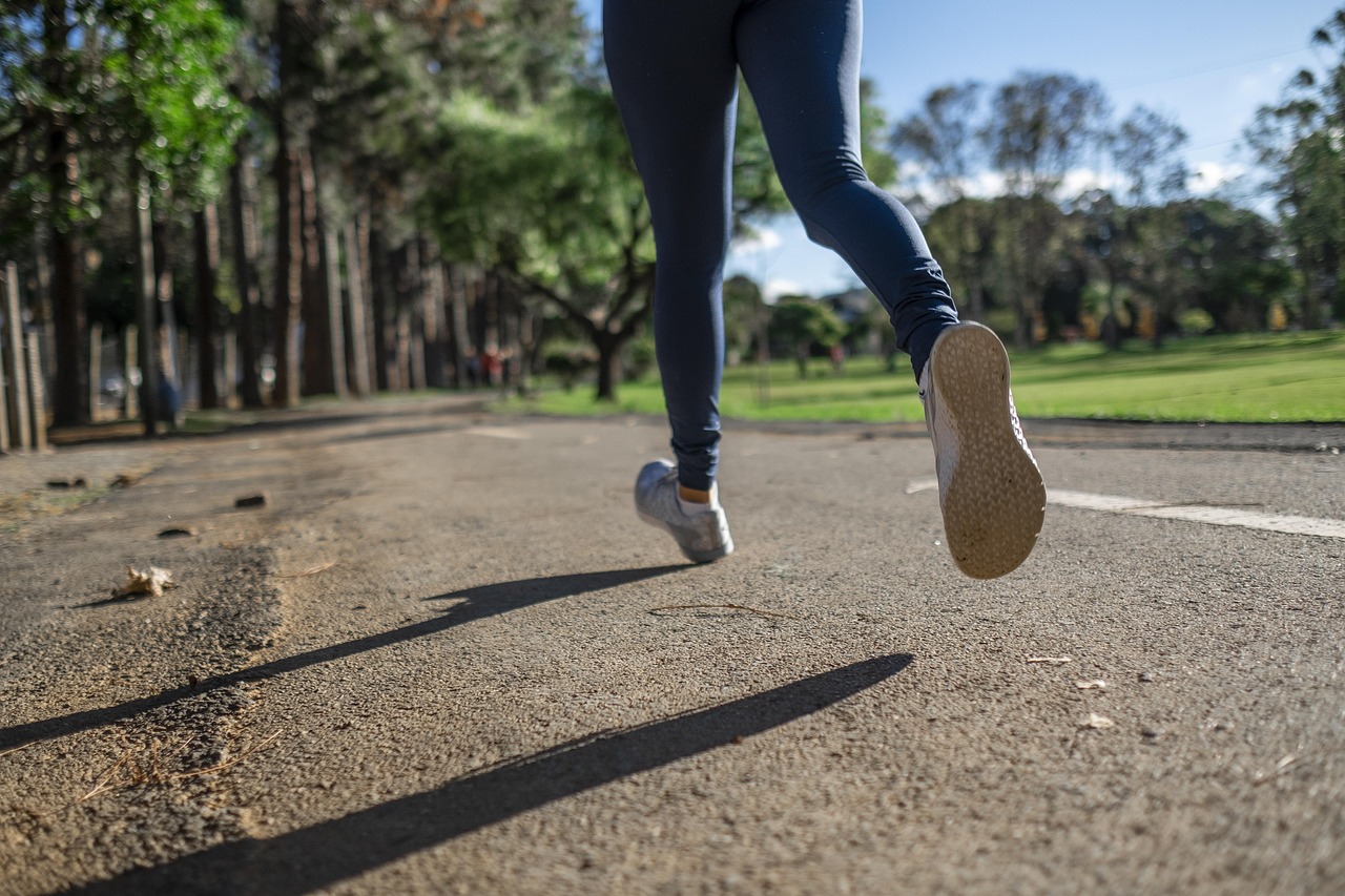 Healthy food and exercise